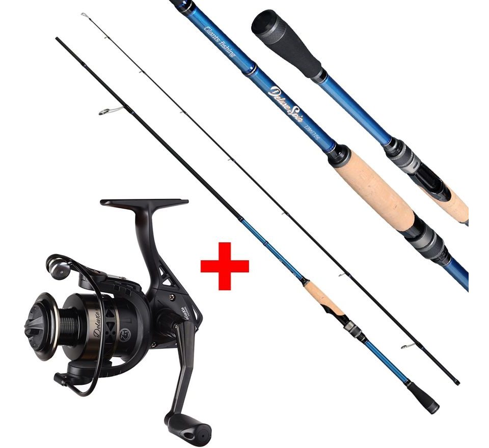 Giants Fishing Prut Deluxe Spin 2,55m 7-25g + Naviják Deluxe Reel FD 3000