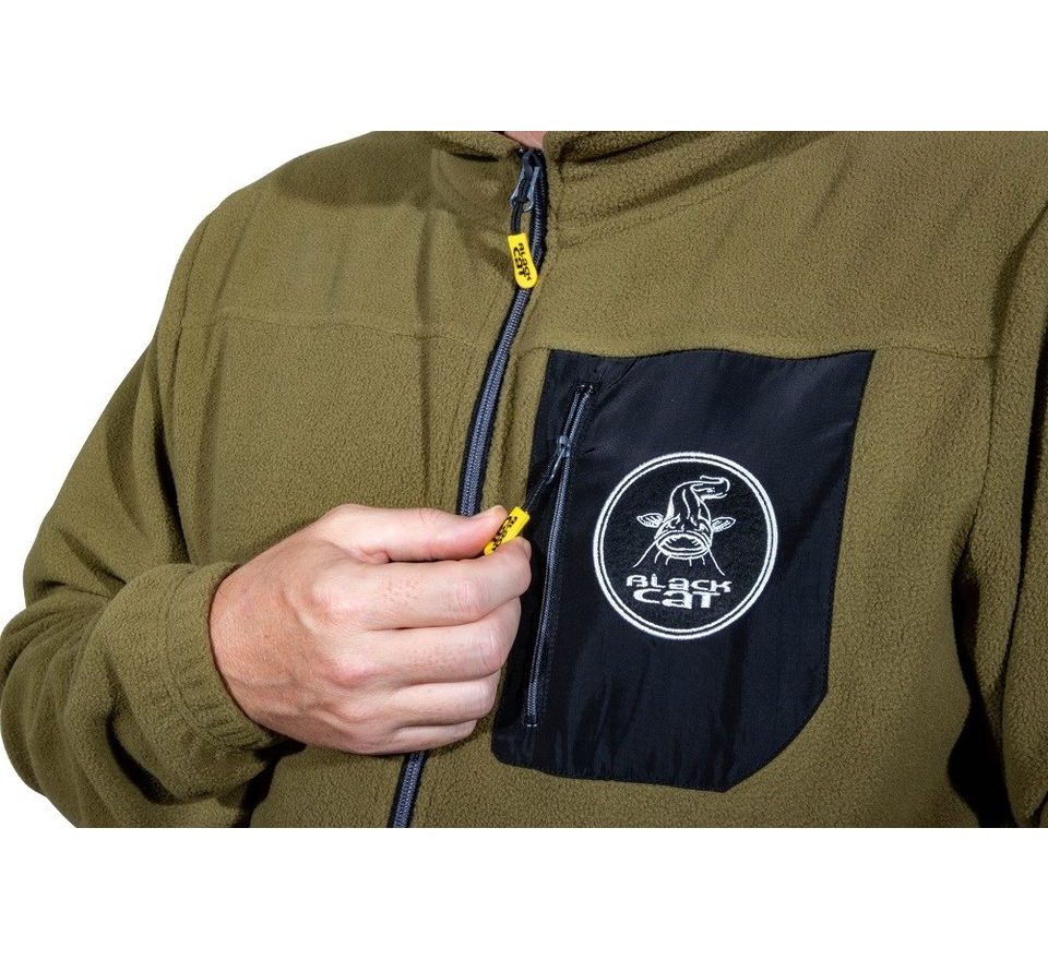 Black Cat Mikina Fleece