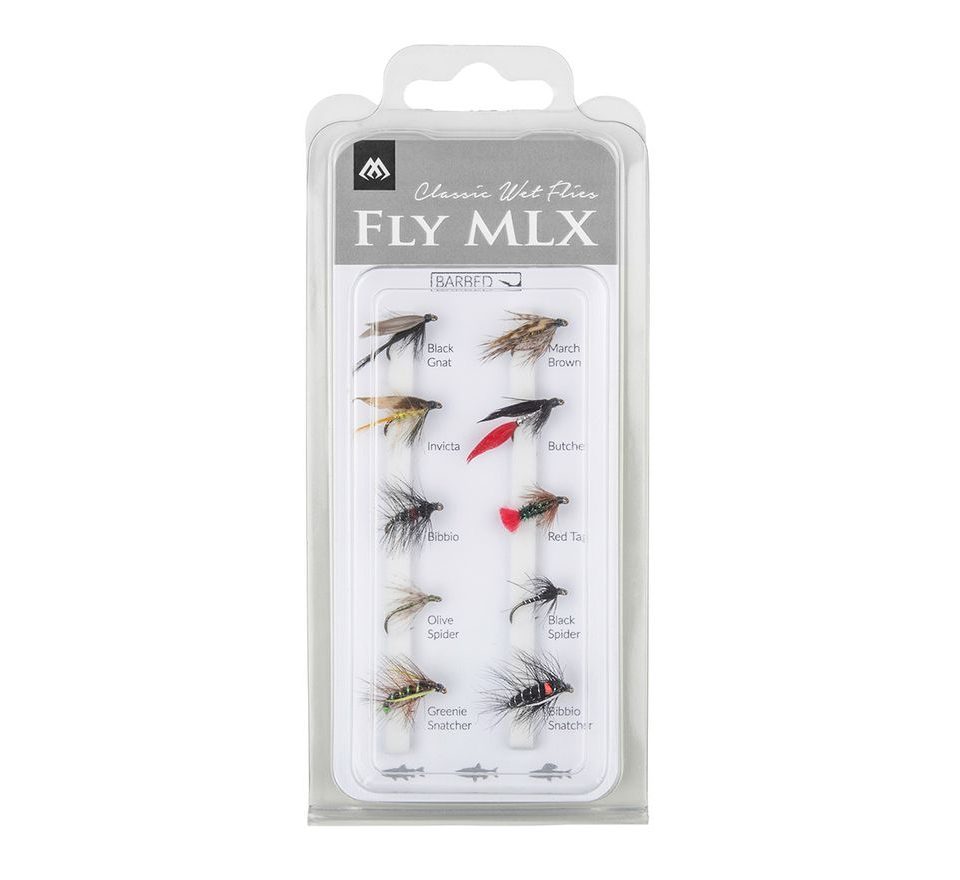 Mikado Sada mokrých mušek Wet Flies Barbed 10ks