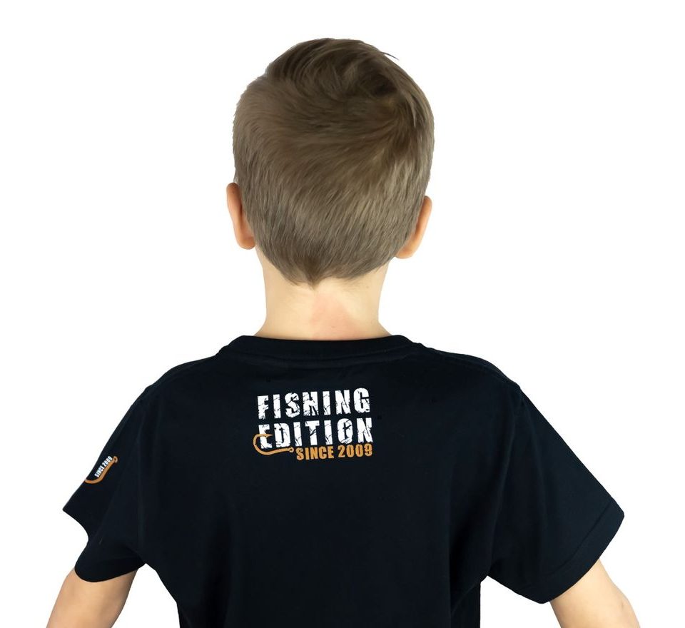 R-Spekt Detské tričko Fishing Edition black