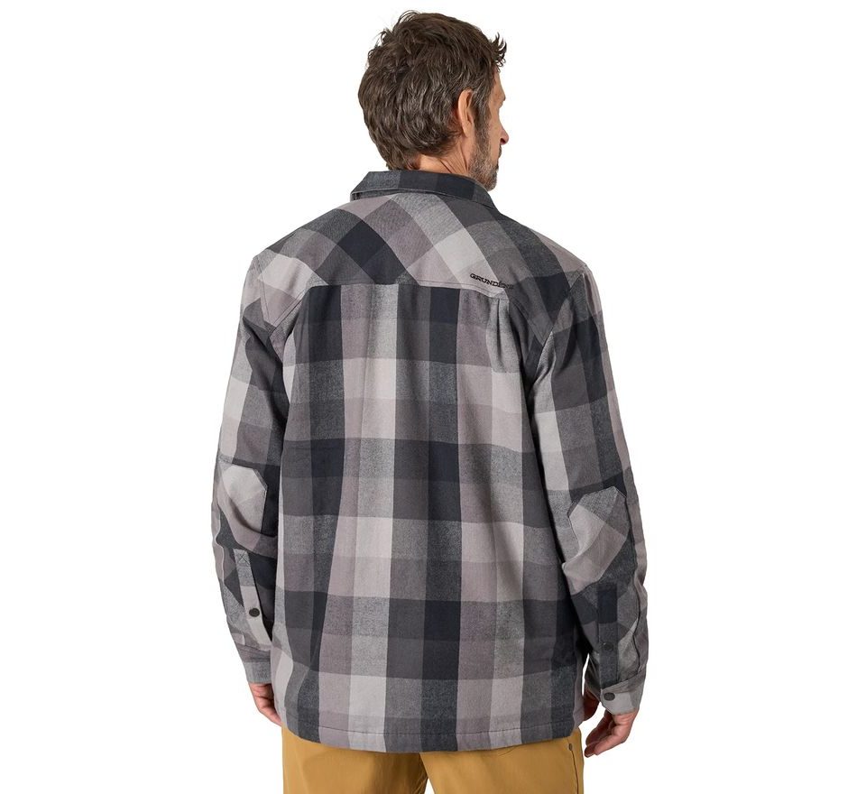 Grundéns Košile Bankside Lined Shacket Anchor Plaid