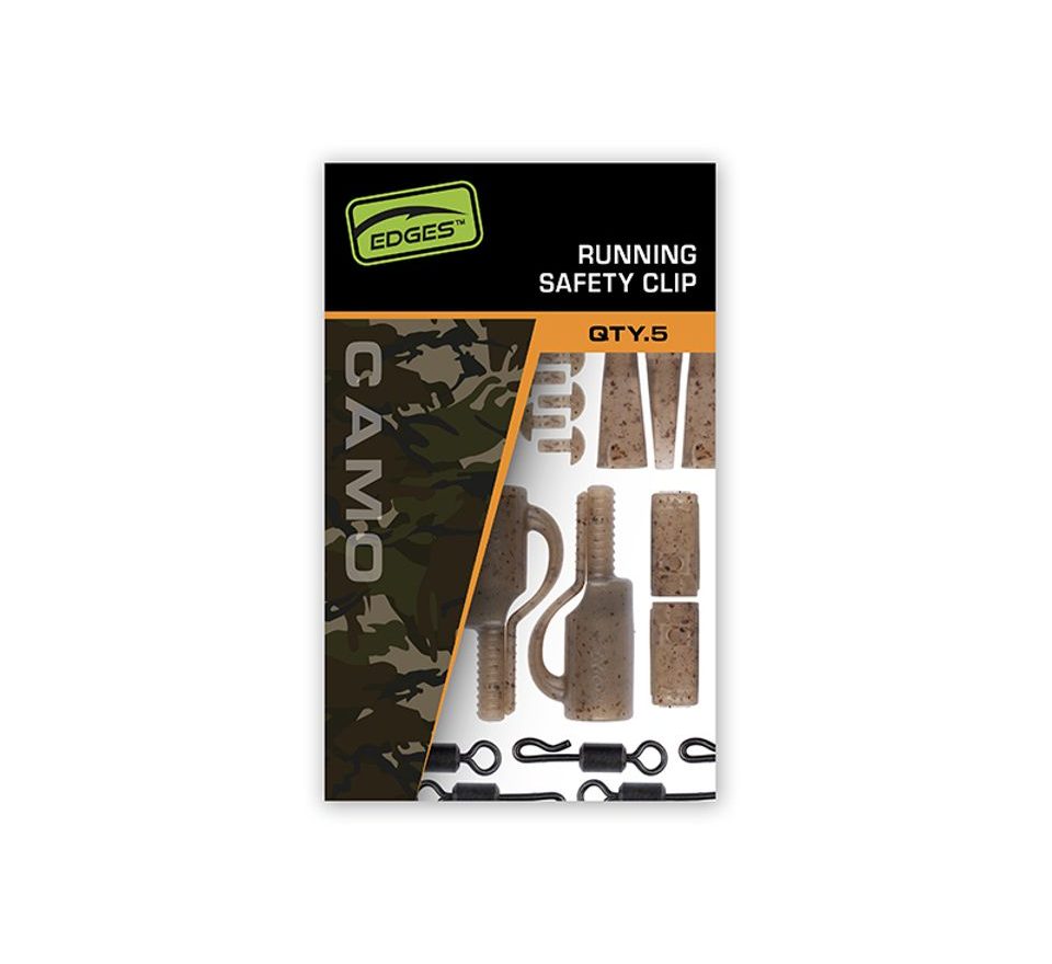 Fox Závěsky Edges Camo Running Safety Clip Kit 5ks