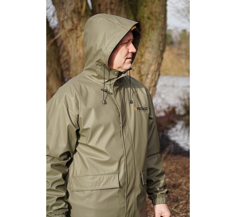 Prologic Bunda Rain Jacket Bark Green