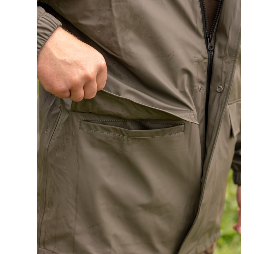 Prologic Bunda Rain Jacket Bark Green