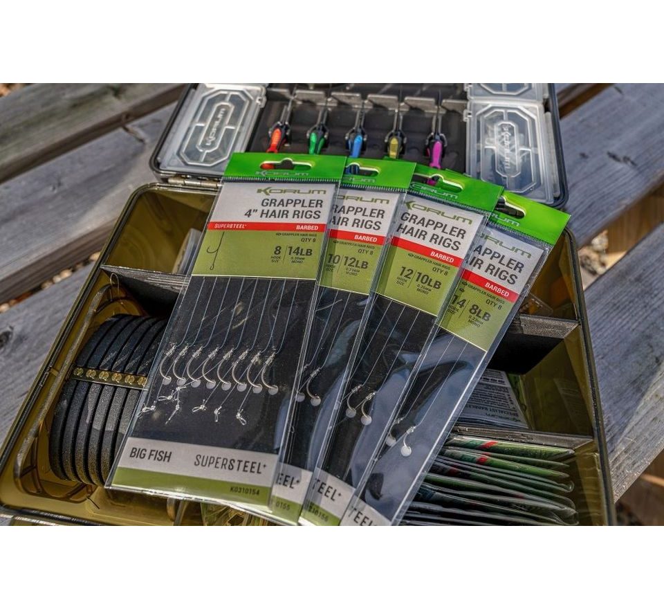 Korum Hotové návazce Grappler Hair Rigs 4" 8ks