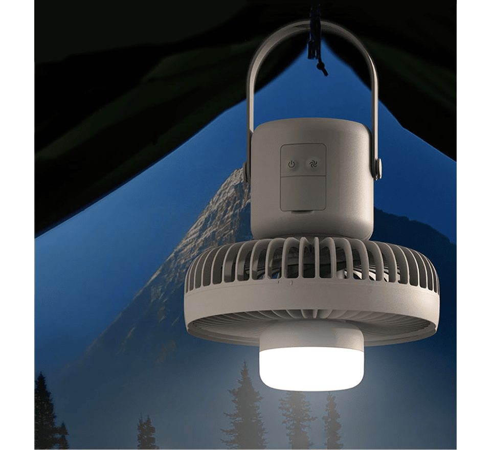 Boatman Multifunkční přenosný ventilátor se světlem a powerbankou 8000 mAh