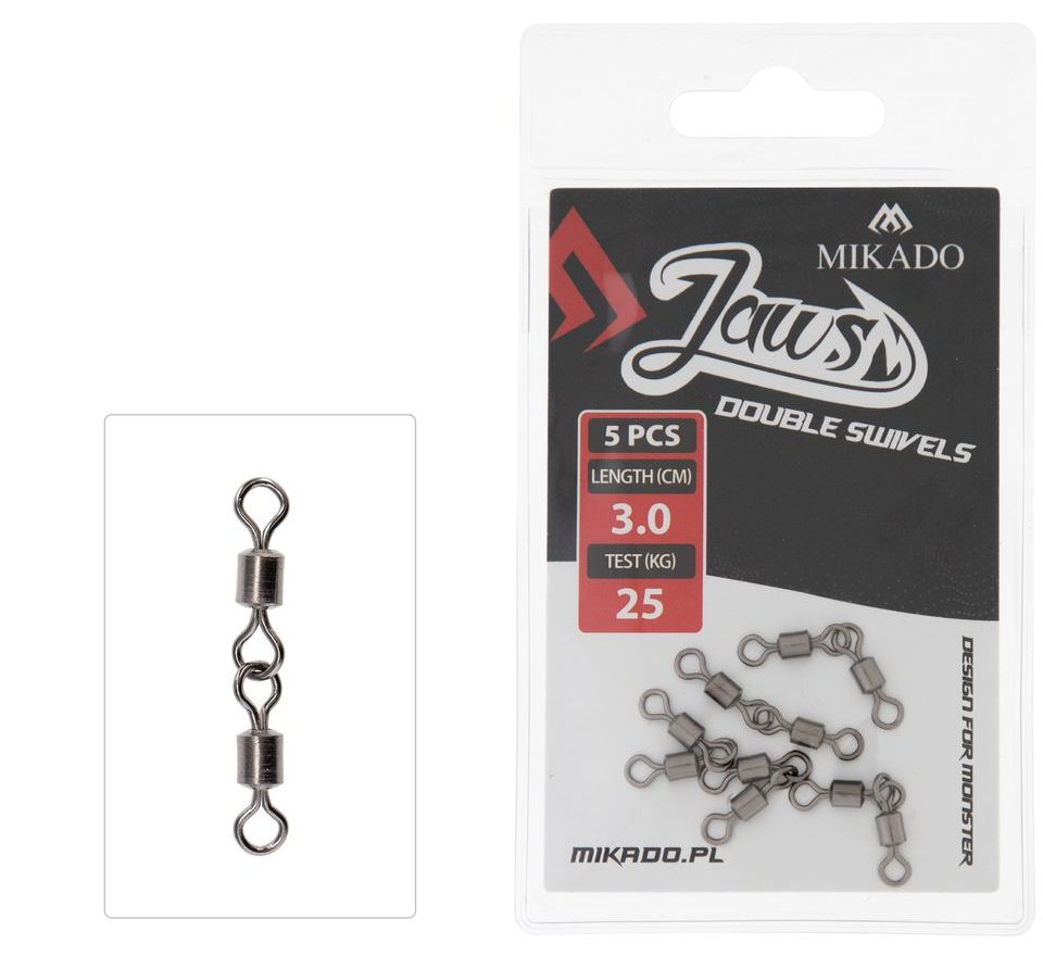 Mikado Řetízkový obratlík Jaws Swivels 25kg 5ks