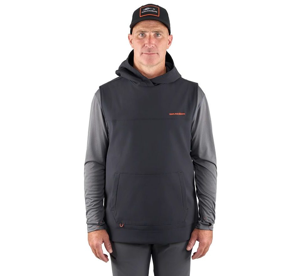 Grundéns Vesta Kryall Hooded Vest Black