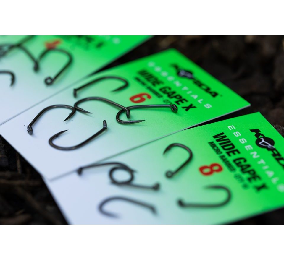 Korda Háčky Essentials Wide Gape X 10ks