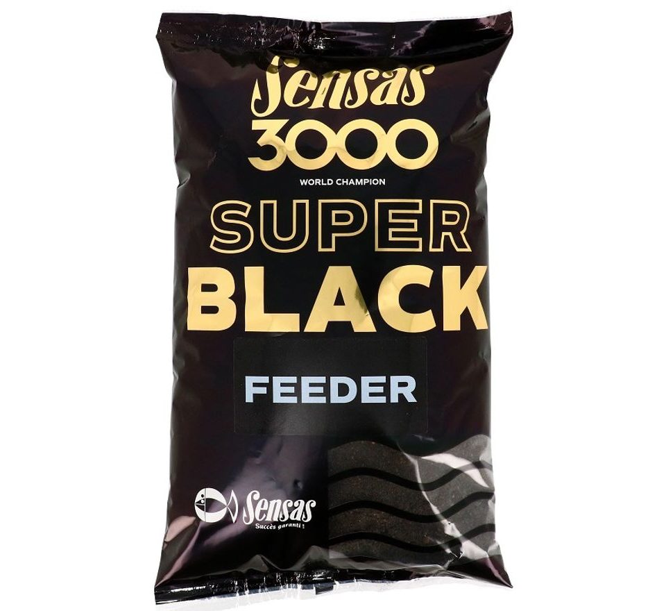Sensas Krmítková směs 3000 Super Black 1kg