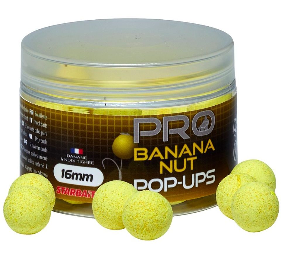 Starbaits Boilies Pop Up Pro Banana Nut 50g