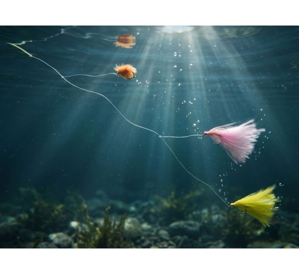 Delphin Sada umělých mušek Fly Pond trout 10ks