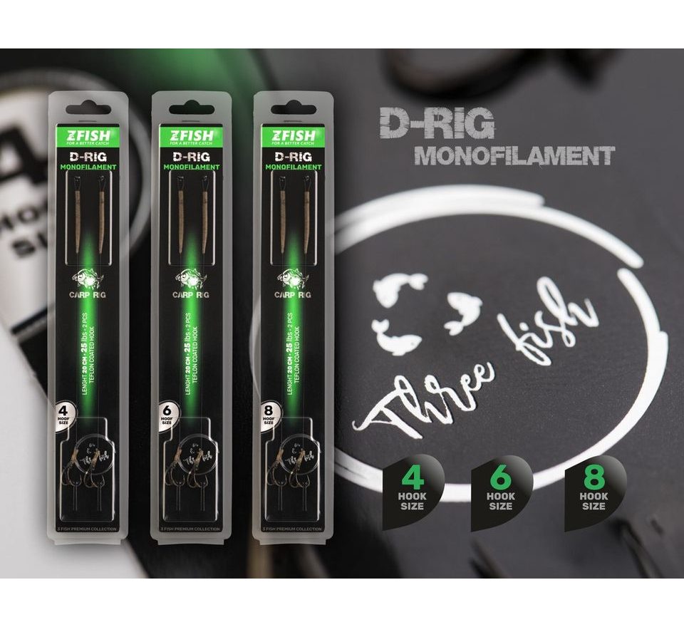 Zfish Návazec Monofilament D-Rig