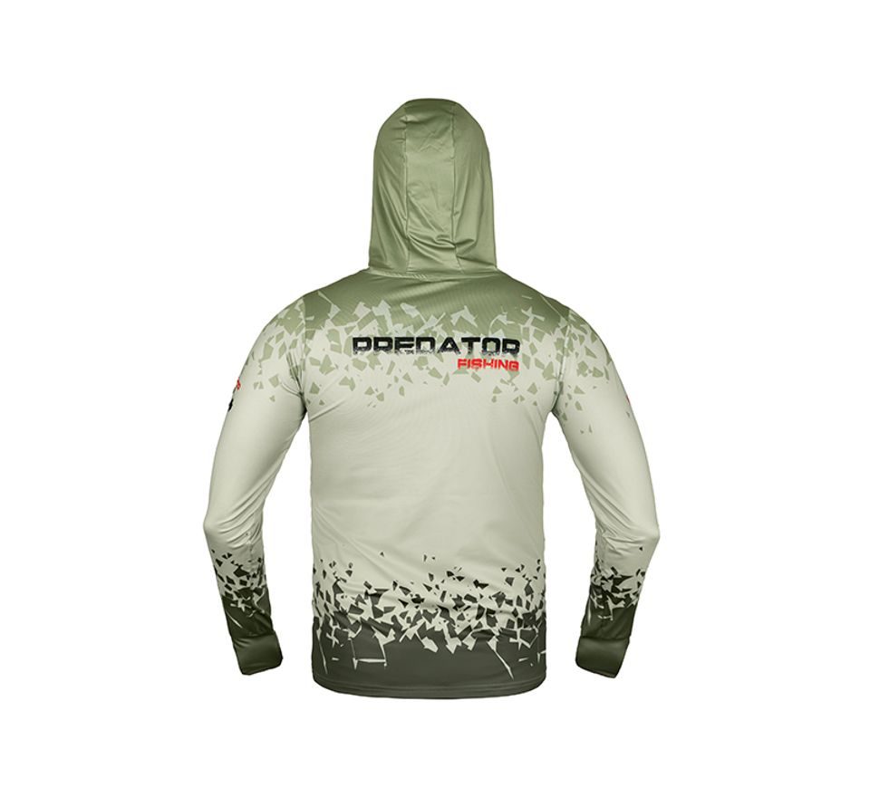 Delphin Tričko s kapucí UV Armor 50+ Predator