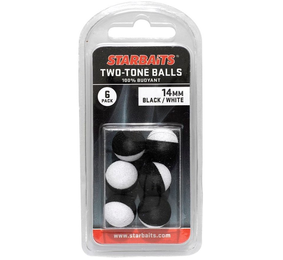 Starbaits Pěnová Nástraha Two Tones Balls 14mm 6ks