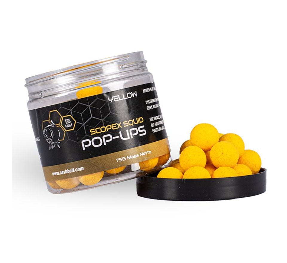 Nash Plovoucí Boilie Scopex Squid Pop Ups 75g