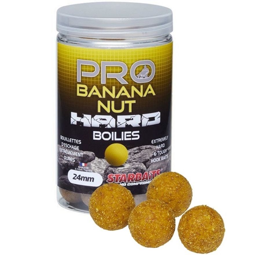 Starbaits Hard Boilies Pro Banana Nut 200g