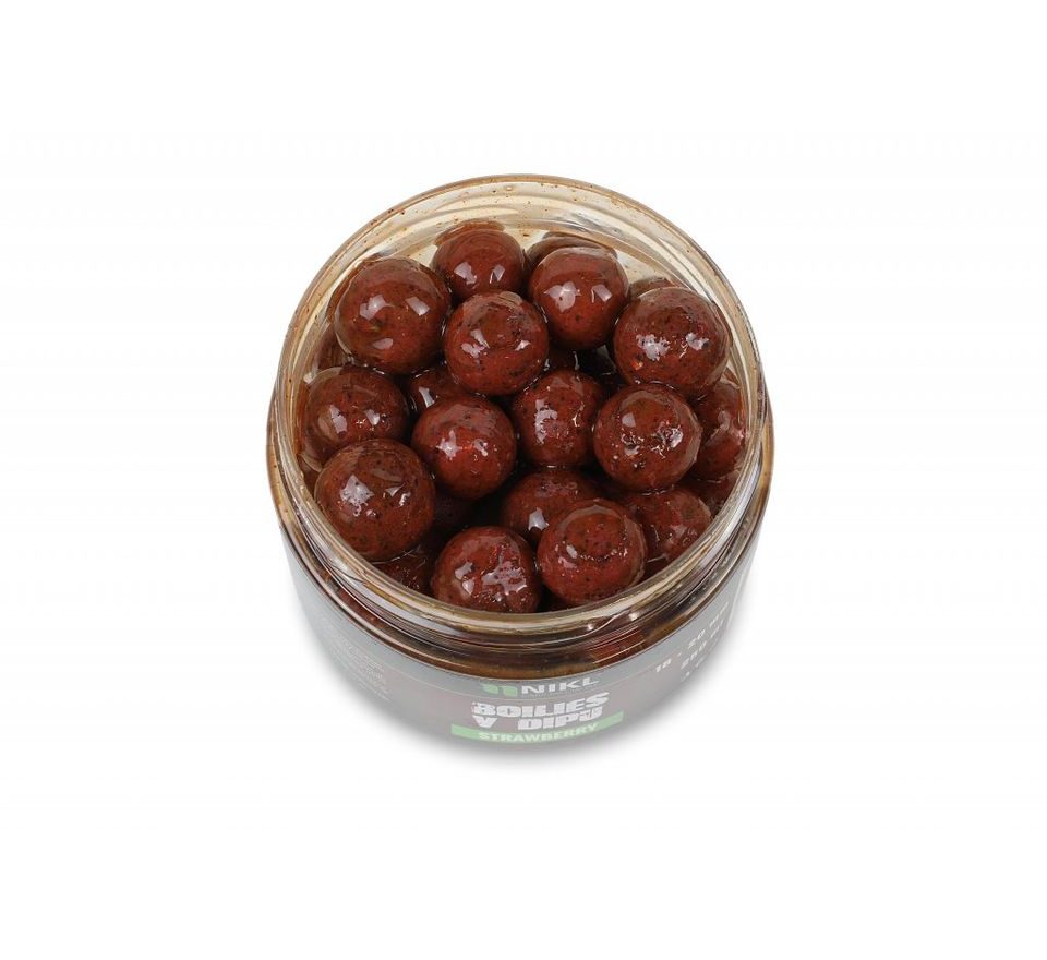 Nikl Boilies v dipu Strawberry 250g