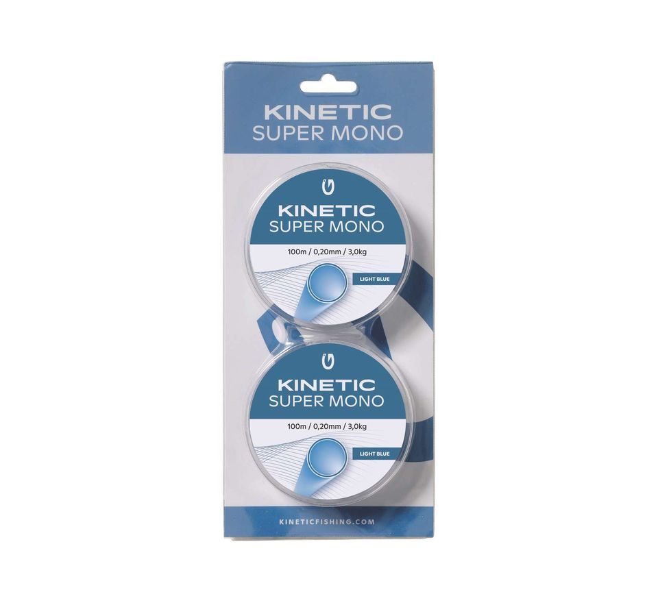 Kinetic Vlasec Super Mono Light Blue 2x100m