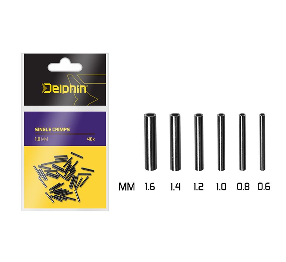 Delphin Crimpy Single Crimps 40ks