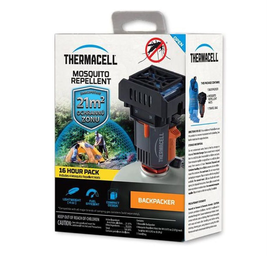 Thermacell Kempingový odpuzovač komárů na plynovou kartuši Backpacker