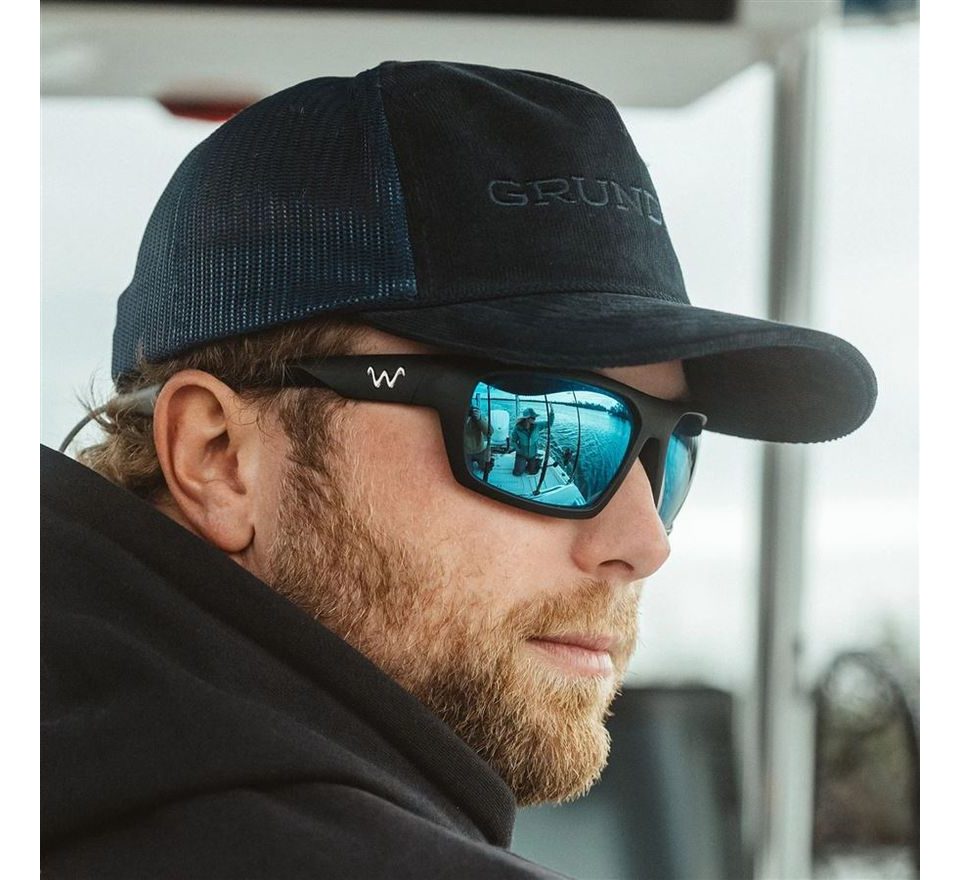 Grundéns Kšiltovka Cord Wordmark Trucker Navy O/S