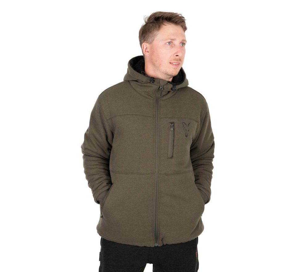 Fox Bunda Collection Sherpa Jacket Green & Black