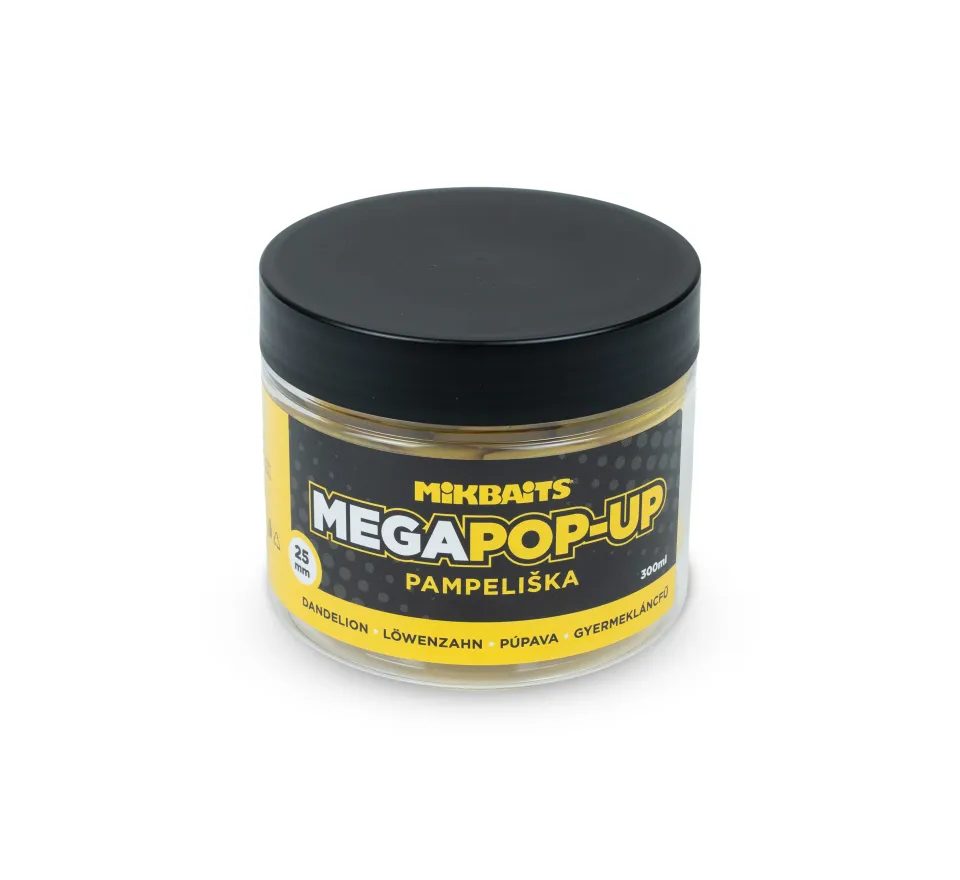 Mikbaits Plovoucí boilies Mega fluo pop-up 300ml