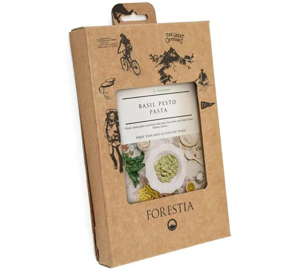 Forestia Kempingové jedlo Cestoviny s bazalkovým pestom