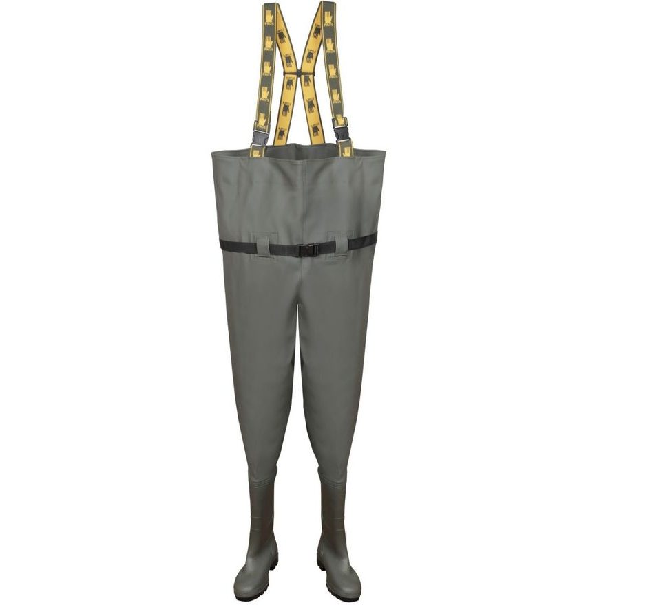 PROS Brodňáky SBT01 PVC so sťahovacím opaskom zelená