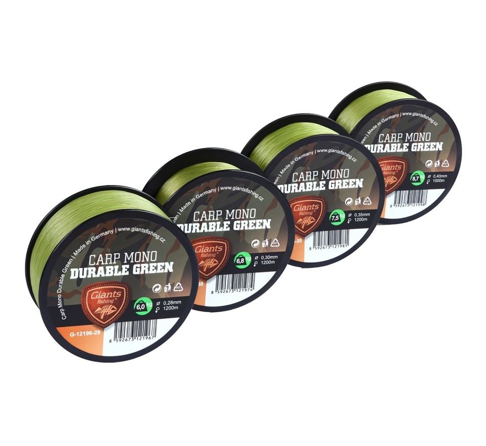 Giants Fishing Vlasec Carp Mono Durable Zelený