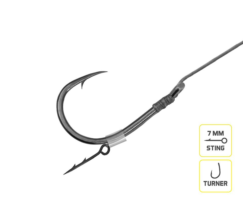 Delphin Feederový návazec Braided Sting - Turner 10ks