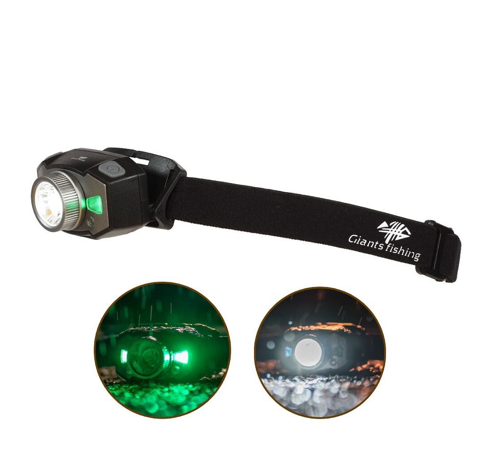 Giants fishing Akční set - Pouzdro na elektroniku Medium + Čelovka Headlamp LED Deluxe 300