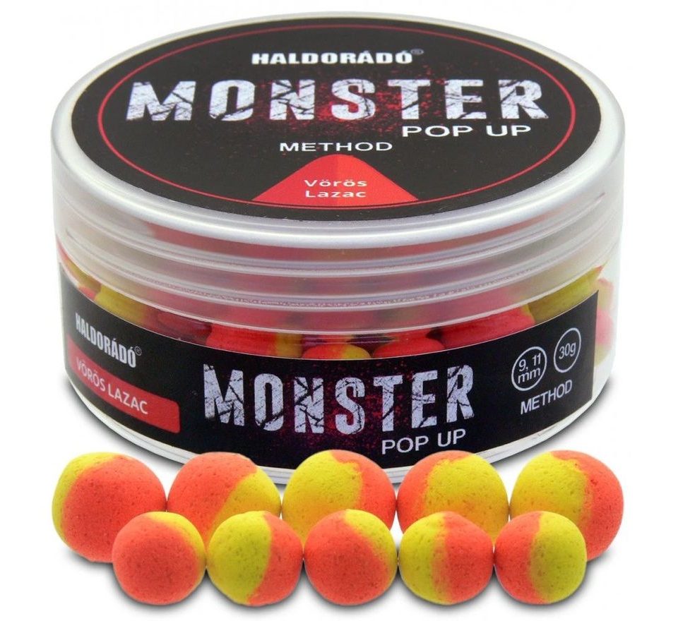 Haldorádó Pop-Up Boilies Method Monster 9+11mm 30g