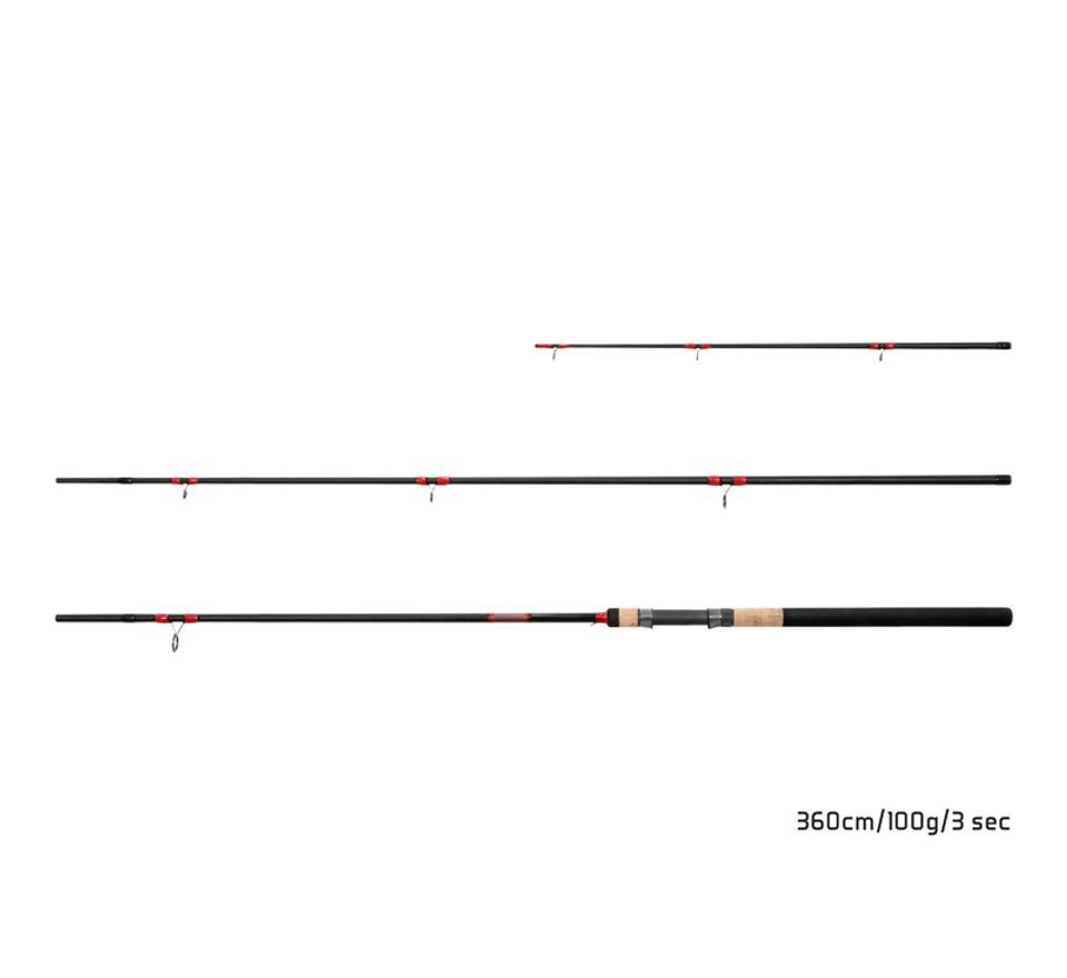 Delphin Prut Leeder Feeder 330cm 100g 3díl