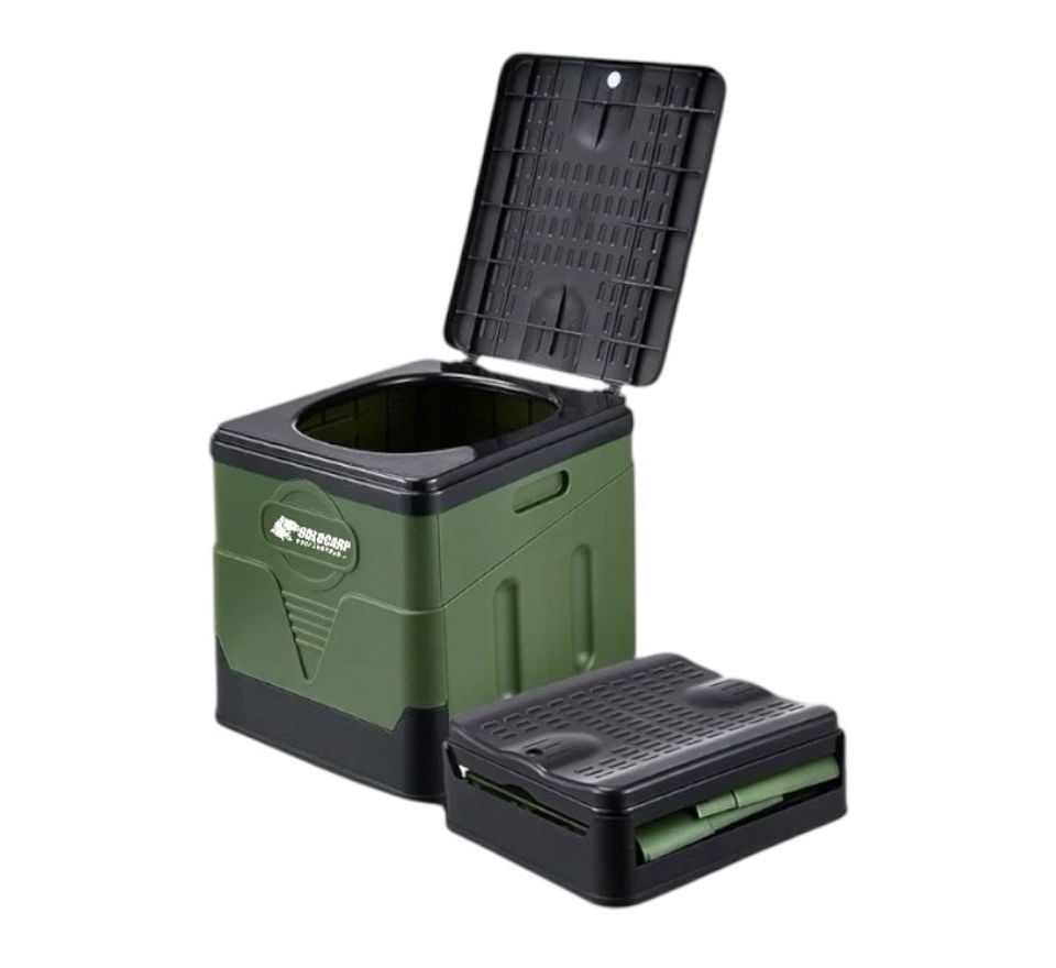 Holdcarp Hygienický Set Portable Toi + Rechargeable Camping Shower 11L