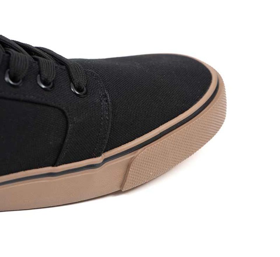 Fox Boty Black Canvas Shoe