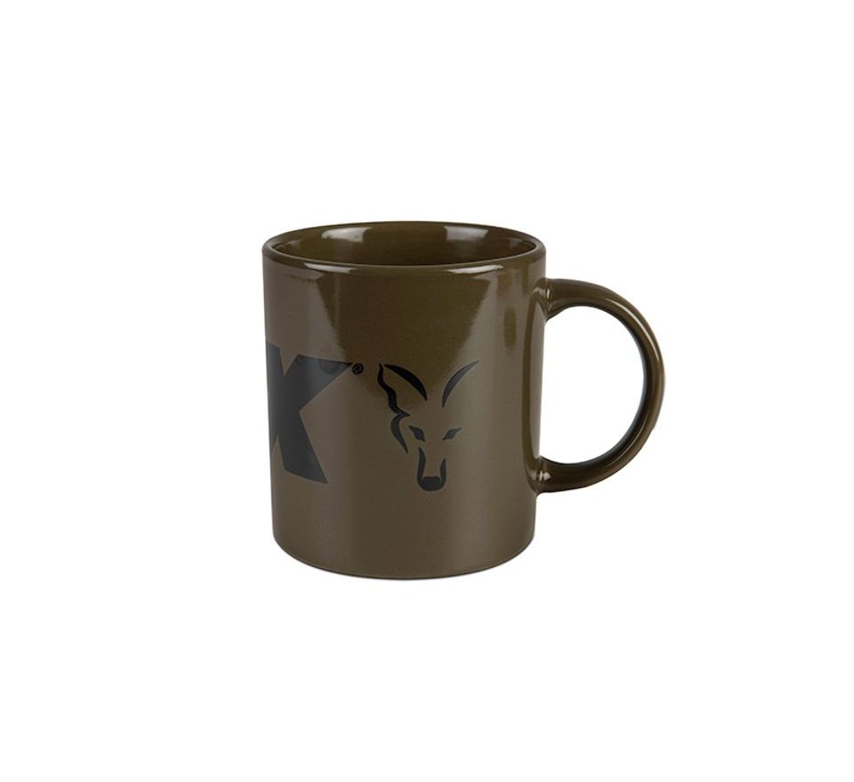 Fox Keramický hrníček s logem Green and Black Logo Ceramic Mug