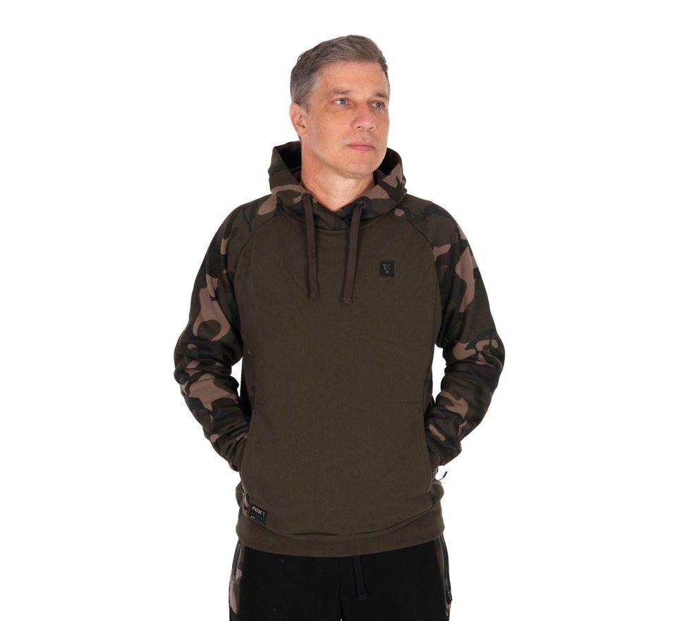 Fox Mikina Khaki/Camo Pullover Premium 310 Hoodie