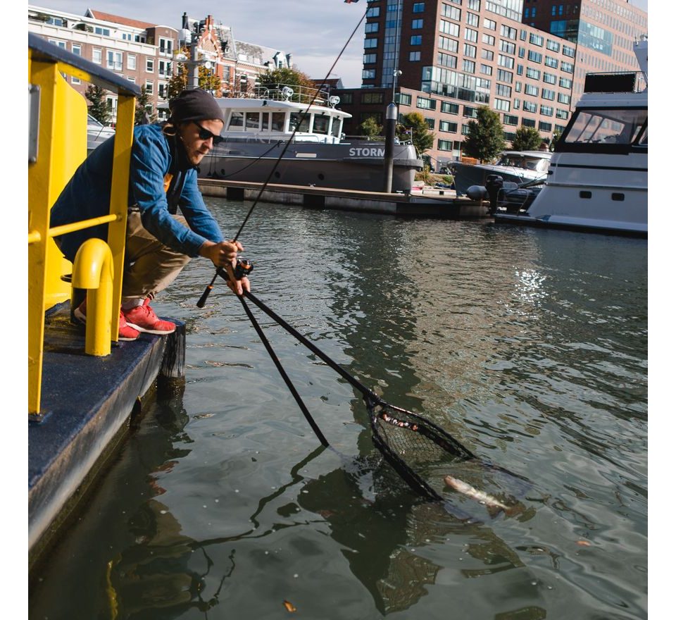 Zeck Prívlačový podberák Folding Rubber Net M
