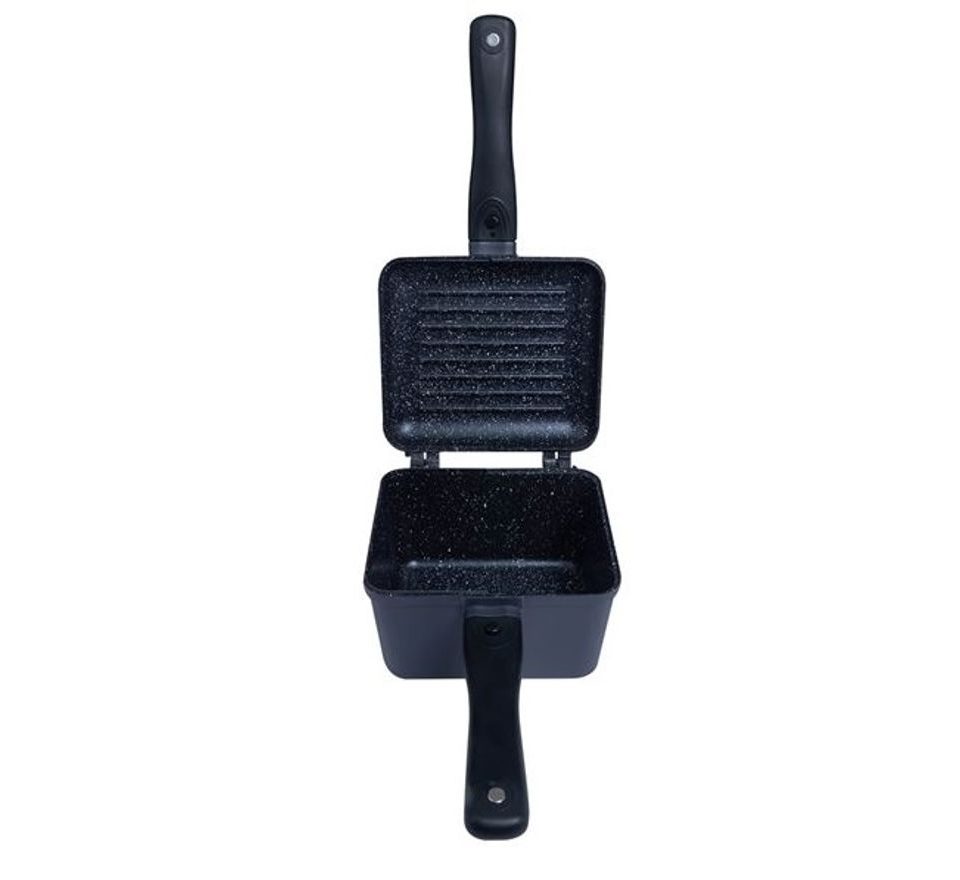 RidgeMonkey Pánev Connect Deep Pan and Griddle Granite Edition