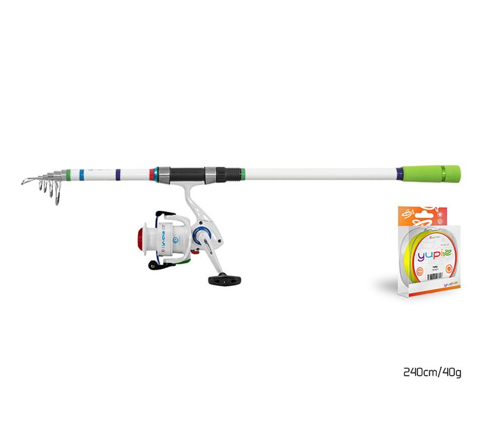 Delphin Detský set Yupie 240cm + 3T + 0,25mm