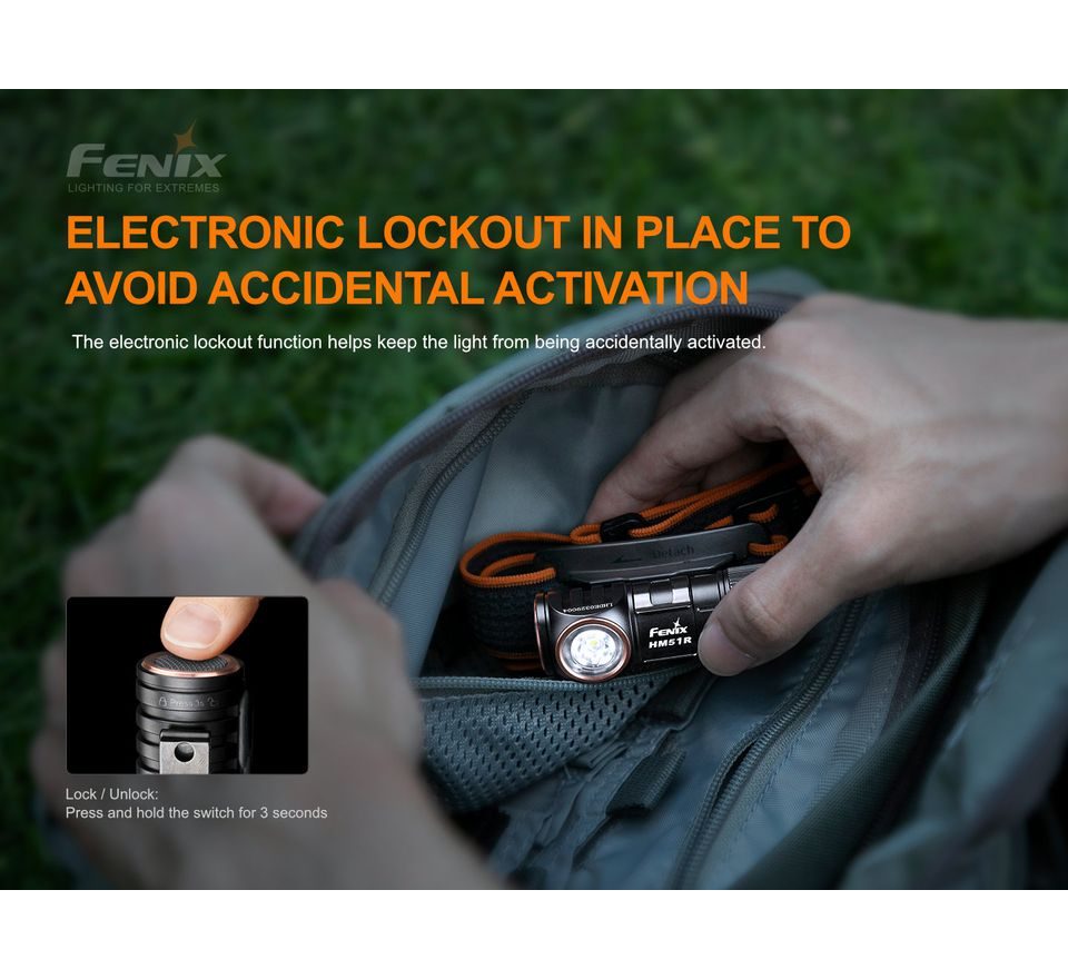 Fenix Nabíjecí čelovka HM51R Ruby V2.0