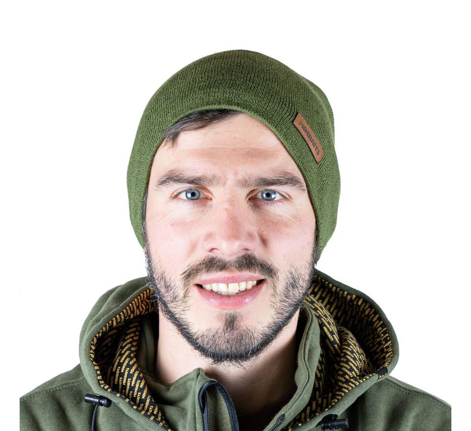 Mikbaits Čiapka zelená Merino Beanie