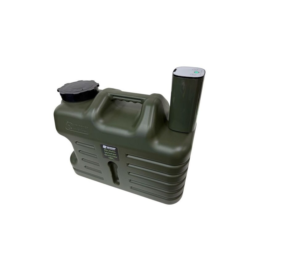 Holdcarp Set Automatická Pumpa Digital Rechargeable Tap + Cubic Water Carrier 18L
