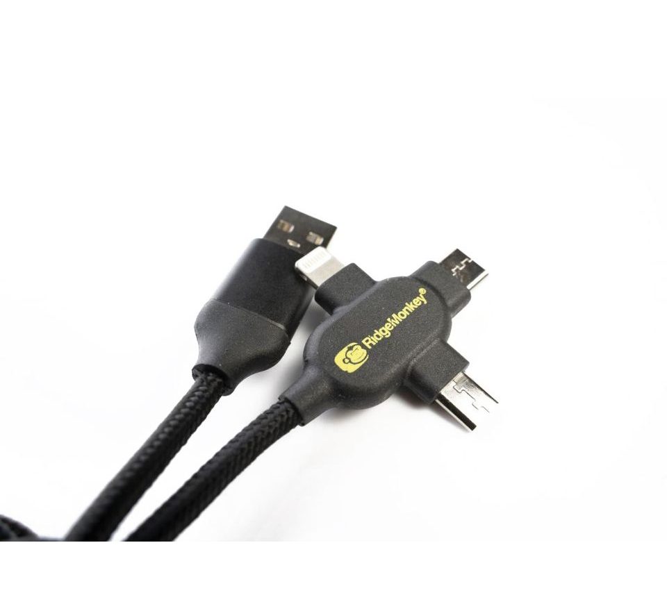 RidgeMonkey Napájecí kabel Vault USB-A to Multi Out Cable 2m