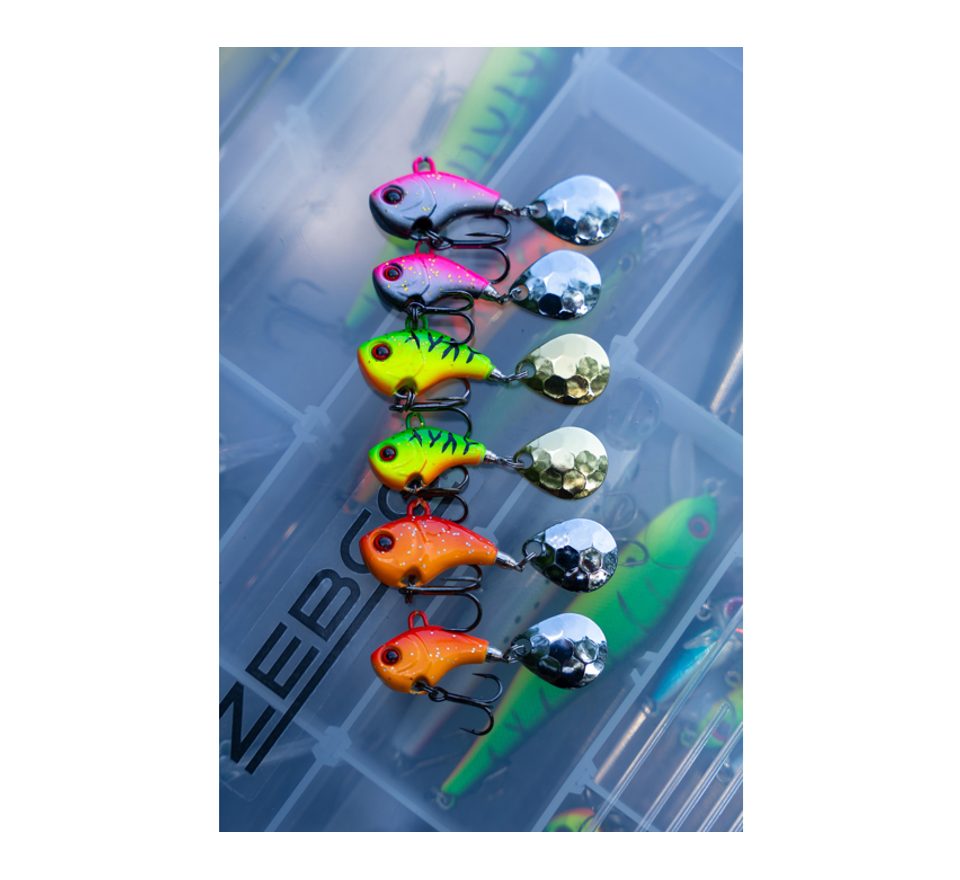 Zebco Tail Spinner Target Fish Spin Jig Set 3ks