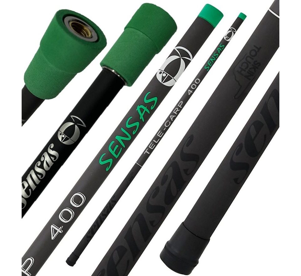 Sensas Teleskopická tyč na podberák Tele Carp 4m 4 diely