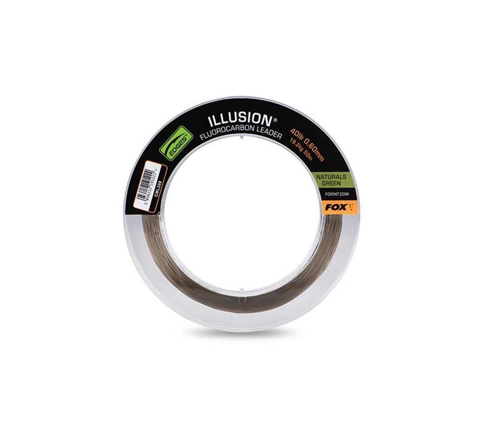 Fox Fluorocarbon Illusion Fluorocarbon Leader Naturals Green 50m