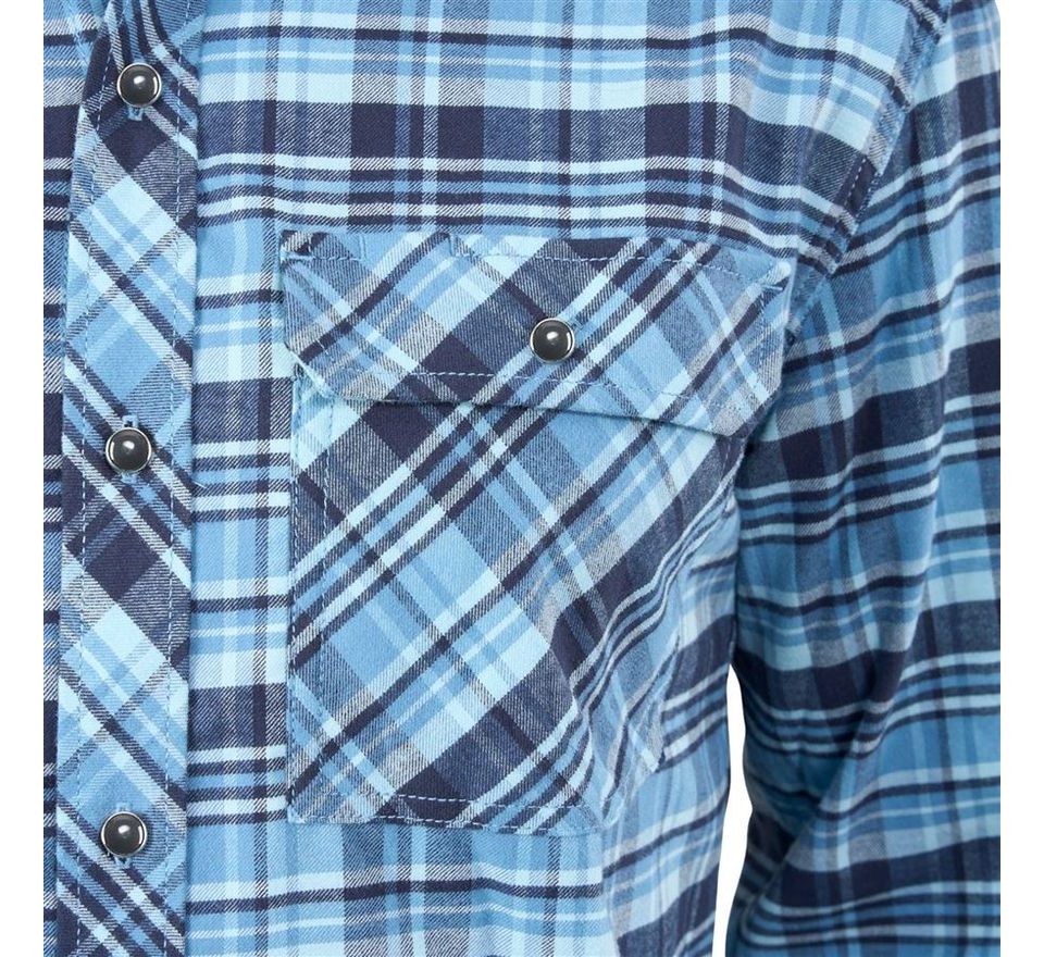 Grundéns Košile Dungeness Seawool Flannel Shirt Captain's Blue
